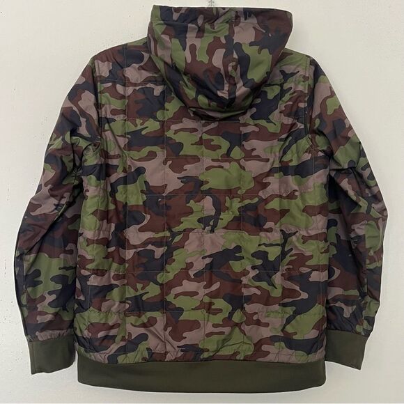 North Face Reversible Puffer Jacket Boys Large 14-16 Camo Insulated Quilted Coat - Picture 9 of 13